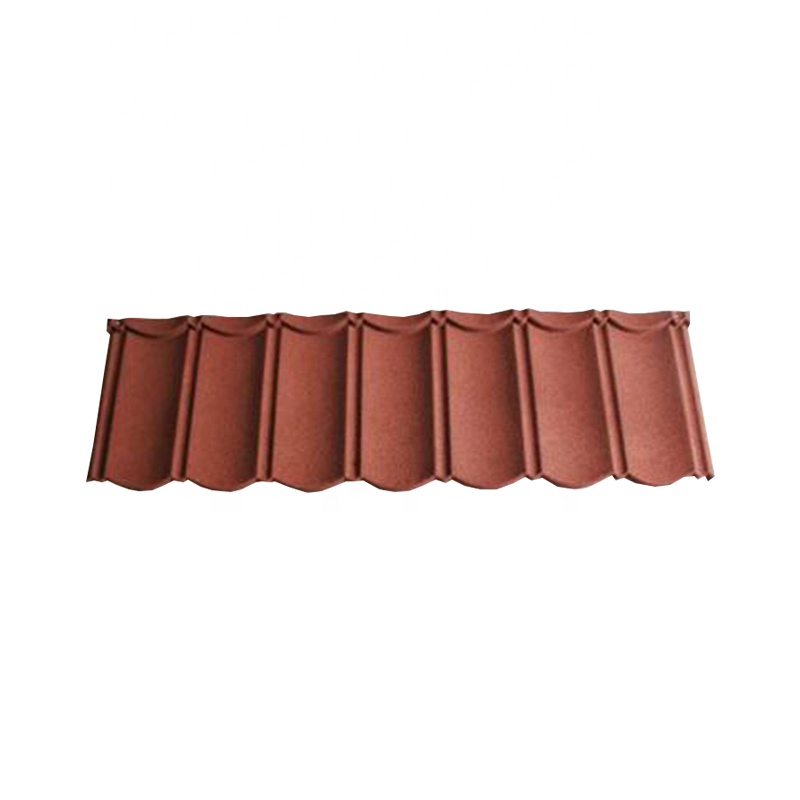 Bond color coated stone roof tiles  telhados sun terracotta Metal black and gray color Metal roof tile In Africa