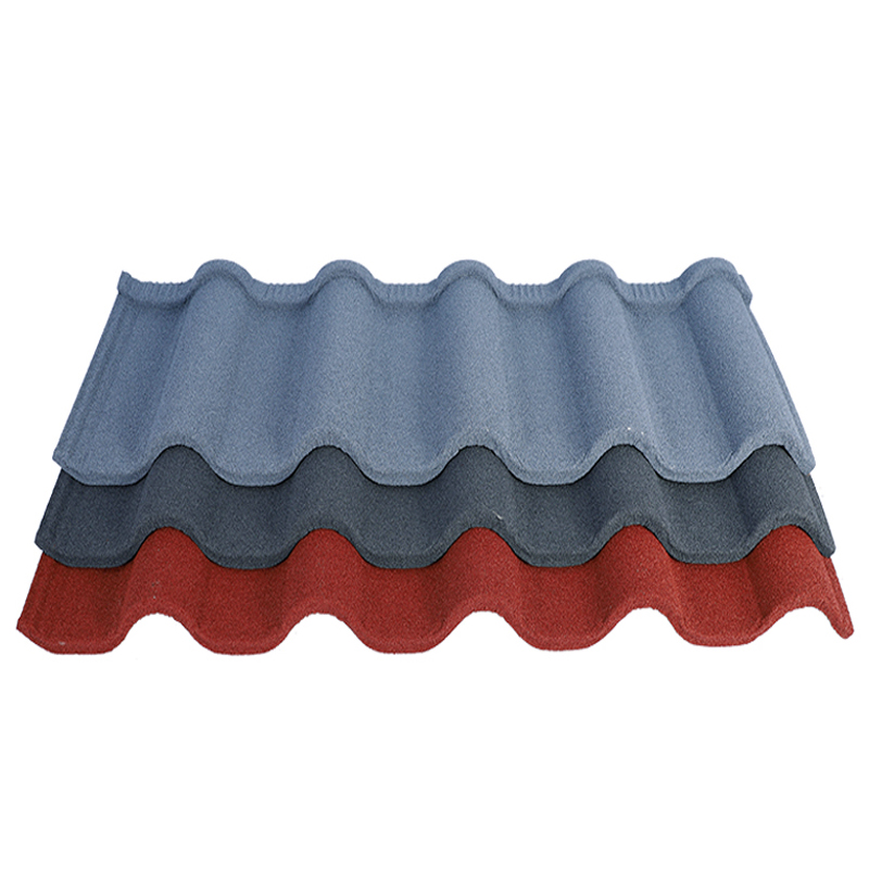 Deep Roman rainbow type roofing sheet Stone Coated Metal Roof cheap and good quality 