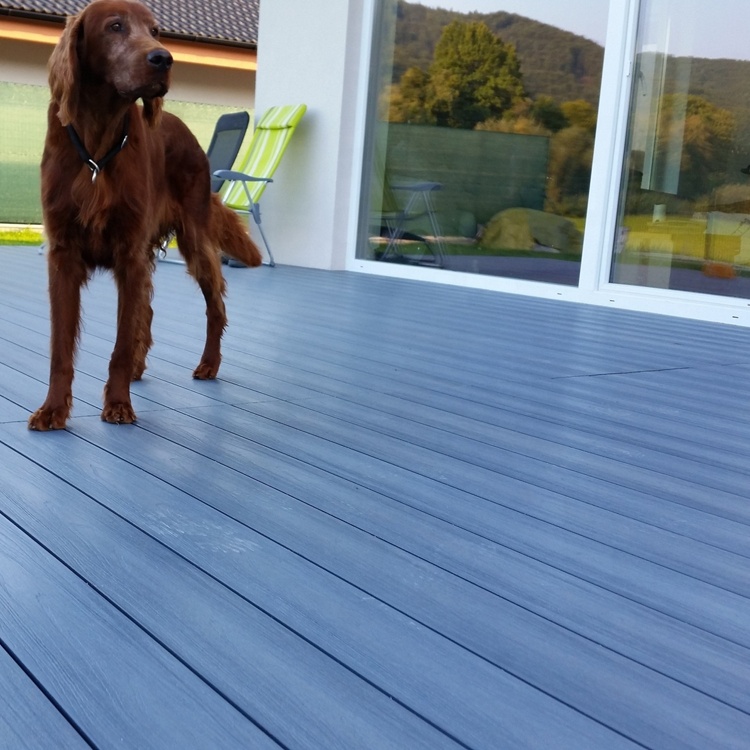 Eco-Friendly Waterproof Wooden Plastic Composite Decking Outdoor Flooring from China