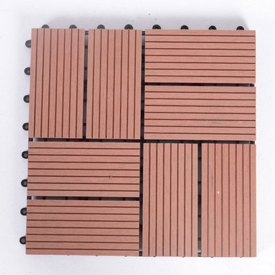  Anti-uv fireproof wpc decking tiles DIY home garden Wooden Plastic  flooring tiles