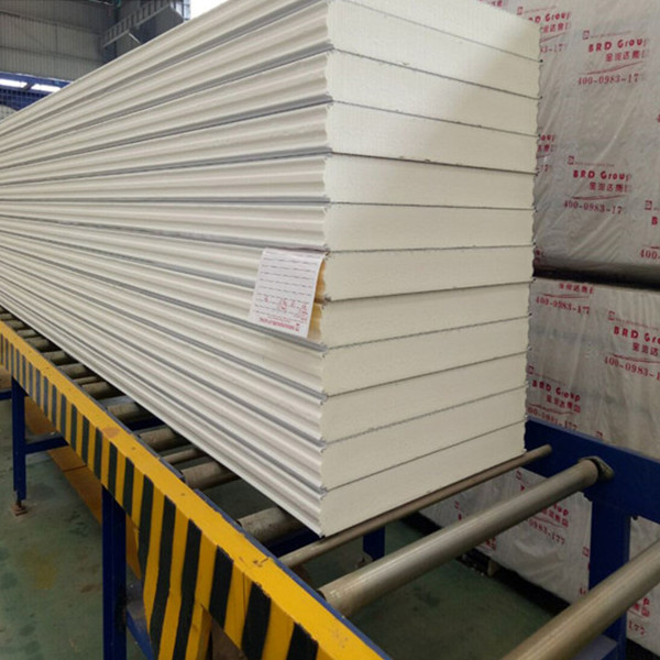 Insulated Galvanized steel roof panels stainless steel  sandwich panel For Cool Room From China