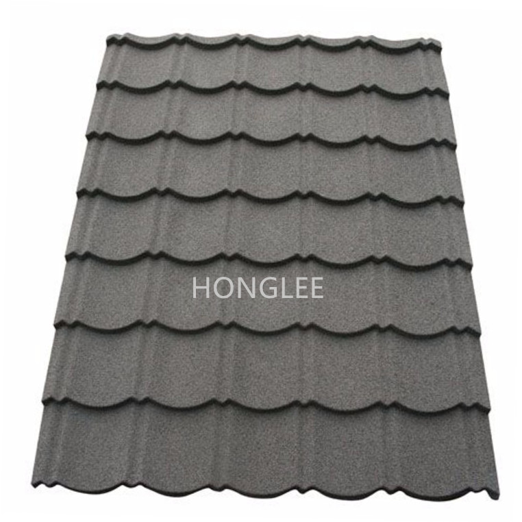  Stone Coated Metal  Roofing Tile  Easy Installation Long span Aluminium Roofing Sheet  HONGLEE